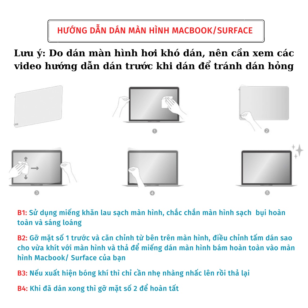 Dán màn hình chống nhìn trộm surface pro X, pro 4/5/6/7, laptop 1/2/3, book 1/2/3