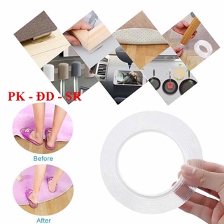 Cuộn keo dán cố định đồ vật trong suốt dài 3m - siêu rẻ