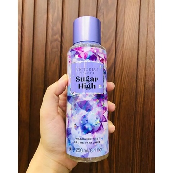 XỊT THƠM BODY VICTORIA SECRET SUGAR HIGH 250ML CHÍNH HÃNG - 5190 | Thế Giới Skin Care