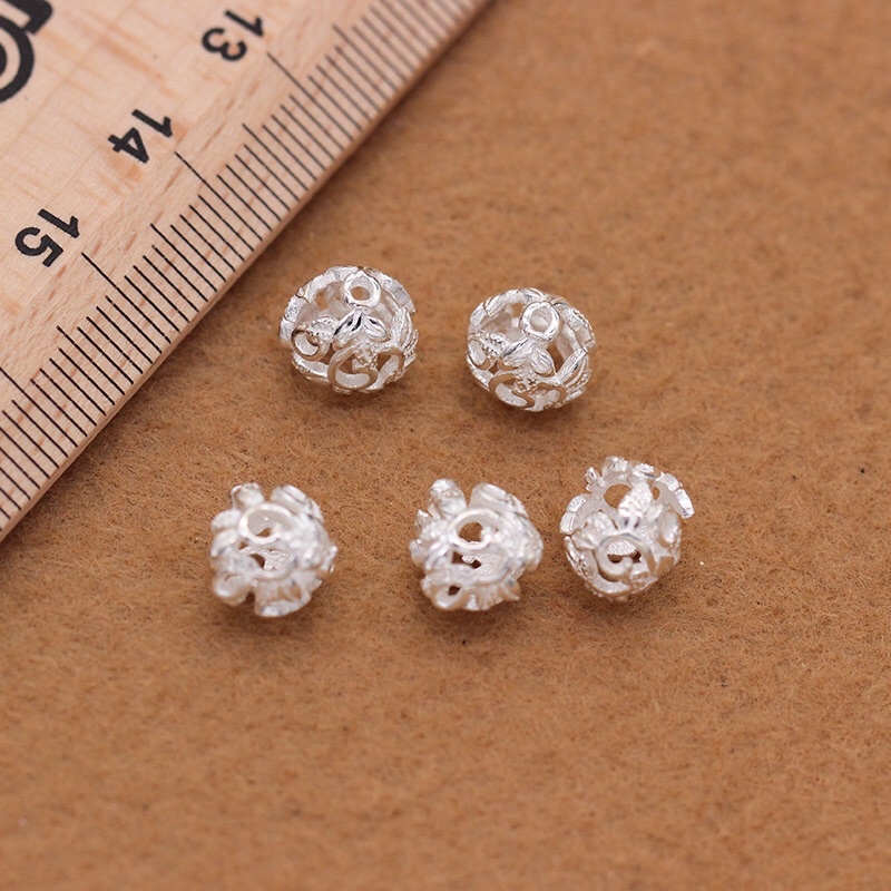 Charm bạc bọc đá - MH084