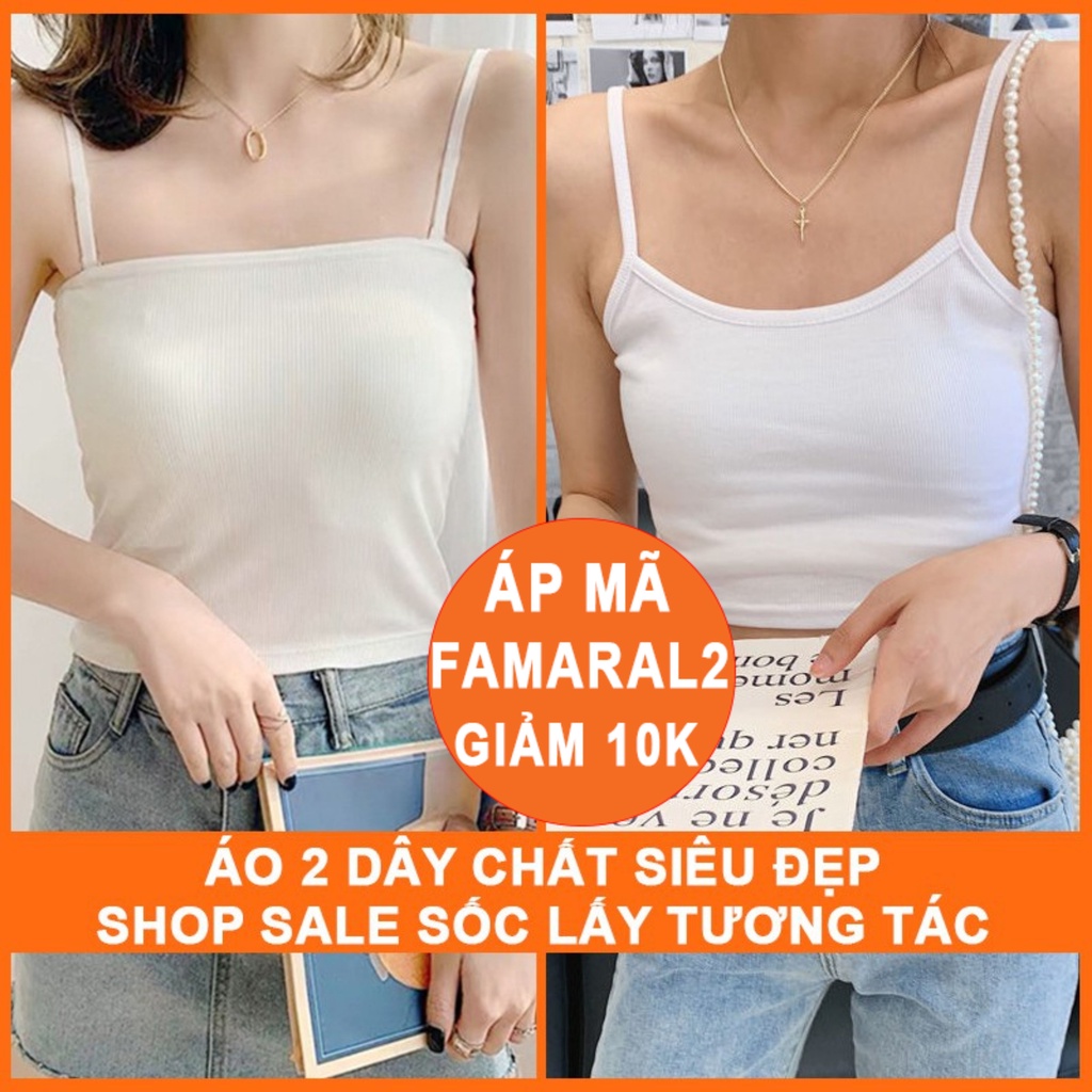 Áo 2 dây nữ, áo hai dây nữ thun bozip | WebRaoVat - webraovat.net.vn