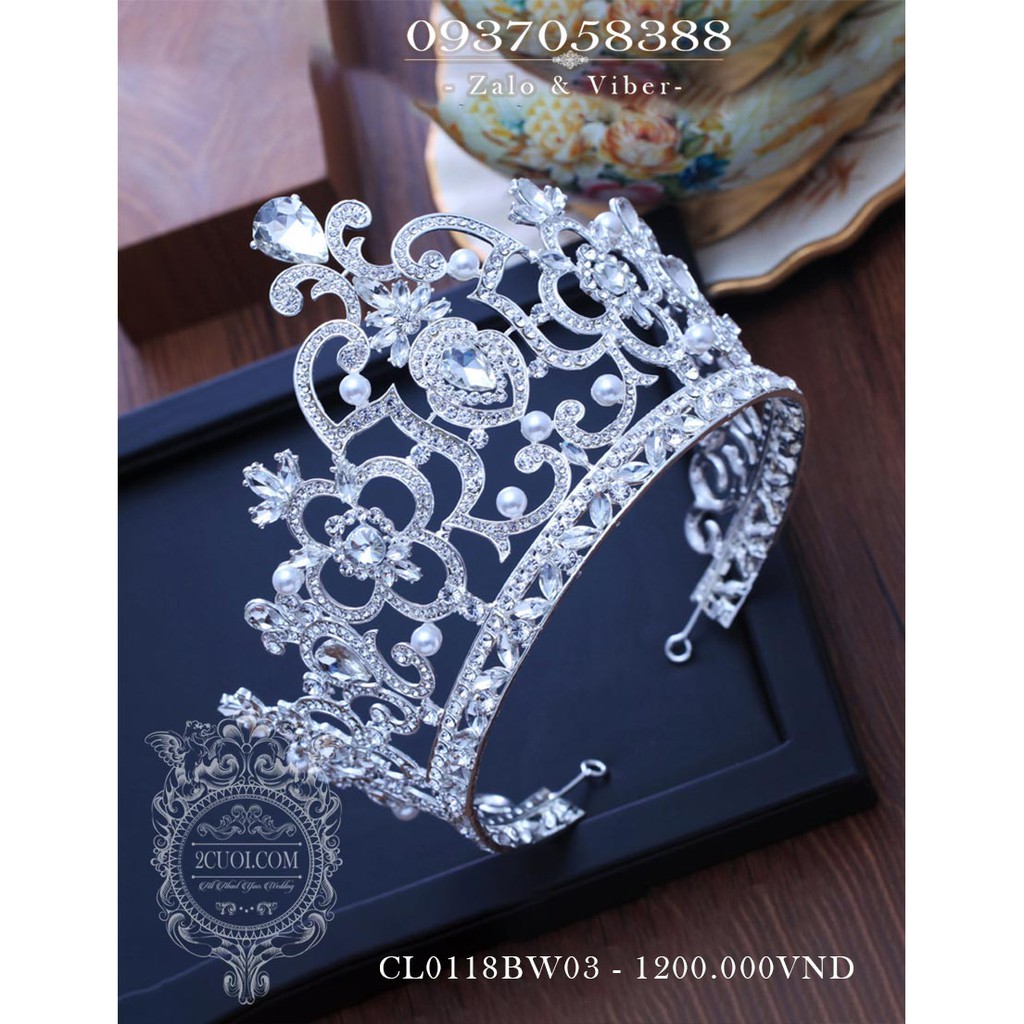 Vương miện cô dâu CL0118BW03