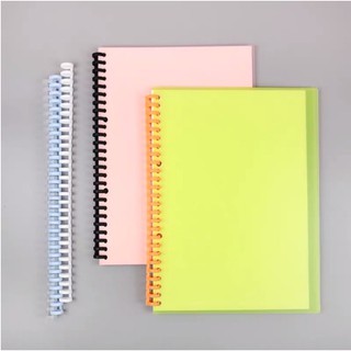 Còng binder và bìa cứng làm sổ planner còng
