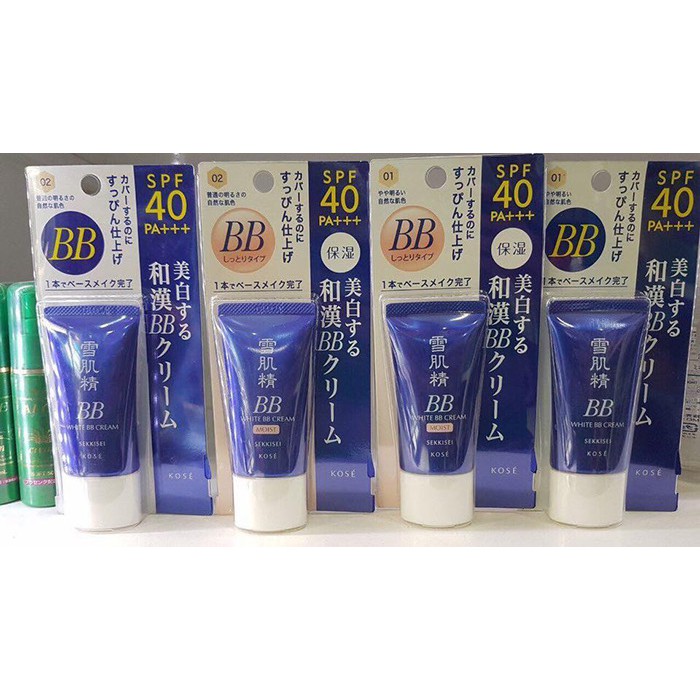 Kem nền trang điểm BB Kose Sekkisei White Cream 6 in 1 30g SPF40 PA+++