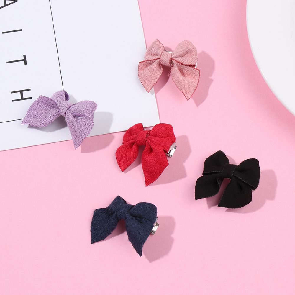 Kẹp tóc hình chiếc nơ dễ thương cho búp bê