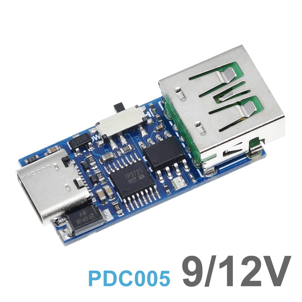 Type-C USB-C PD2.0 PD3.0 to DC Spoof Scam Fast Charge Trigger Polling Detector USB-PD Notebook Power Supply Change Board Module