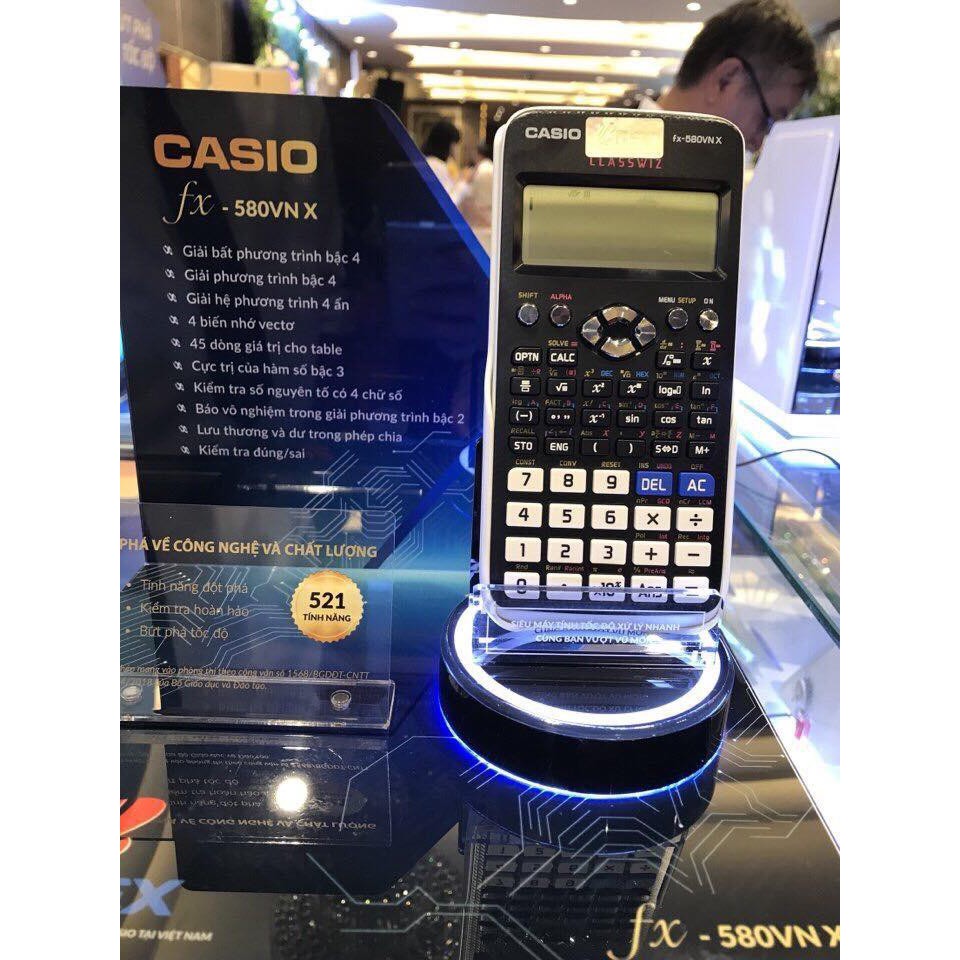 Máy Tính Casio 580VN X Phiên Bản 2018 - Công nghệ hiện đại