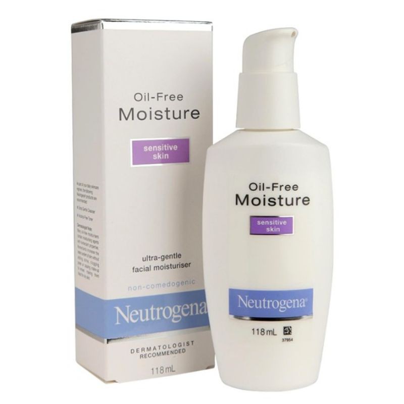 Neutrogena Oil Free Moisture Sensitive Skin 118 ml Kem Dưỡng Ẩm Dành Cho Da Nhạy Cảm
