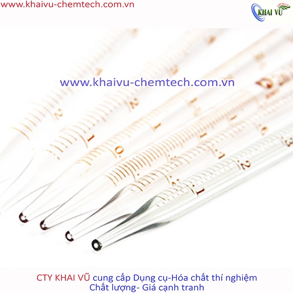 [Hàng BOMEX- LOẠI NGẮN] Ống hút pipet thủy tinh chia vạch DÀI 20cm kèm quả bóp