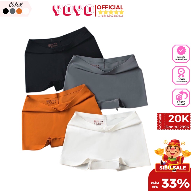 Quần lót mặc váy đúc su, quần lót đùi su đúc không lộ viền cao cấp mềm mại thoáng co giãn mát đủ size