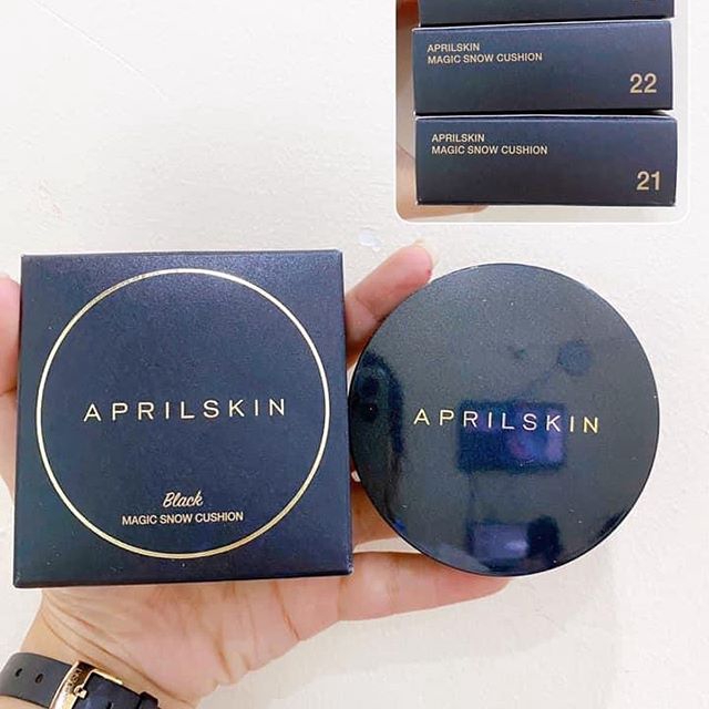 Phấn nước April Skin Black Magic Snow Cushion | BigBuy360 - bigbuy360.vn
