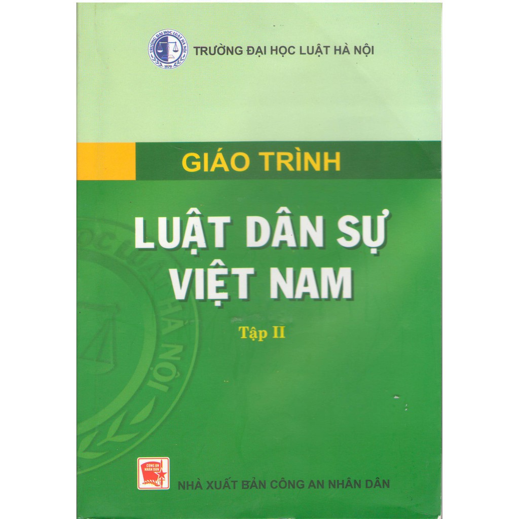 Sách - Giáo trình Luật Dân sự Việt Nam Tập 2