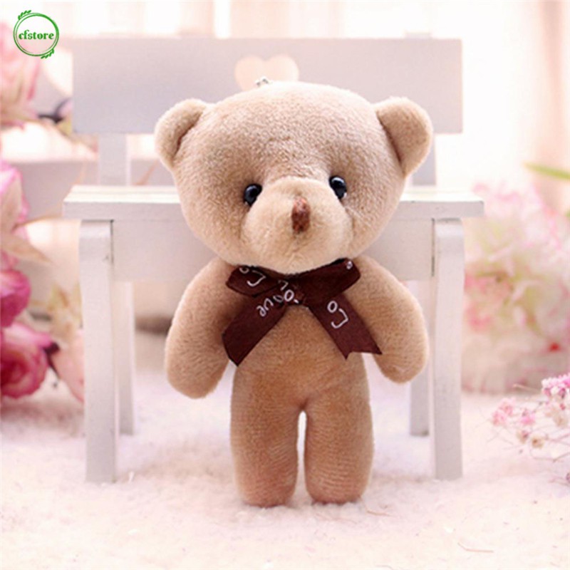 Gấu bông mini 12cm bằng cotton PP mềm mại
