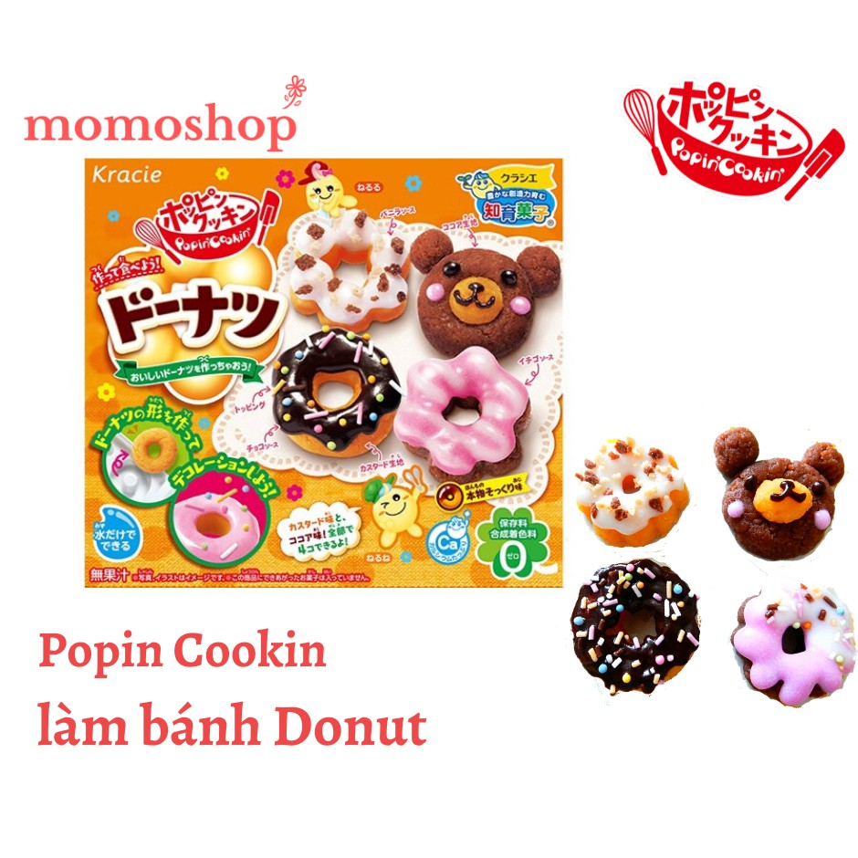 Popin Cookin Làm Bánh Donut - Đồ chơi nấu ăn Nhật Bản - Hàng Nhật nội địa
