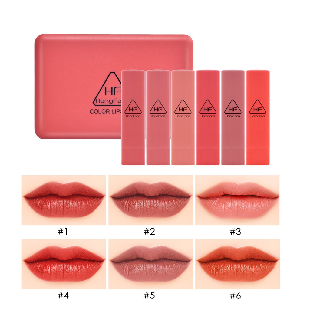 Bộ 6 Son Môi LAMUSELAND 9081 Dưỡng Ẩm Lâu Trôi 93g | BigBuy360 - bigbuy360.vn