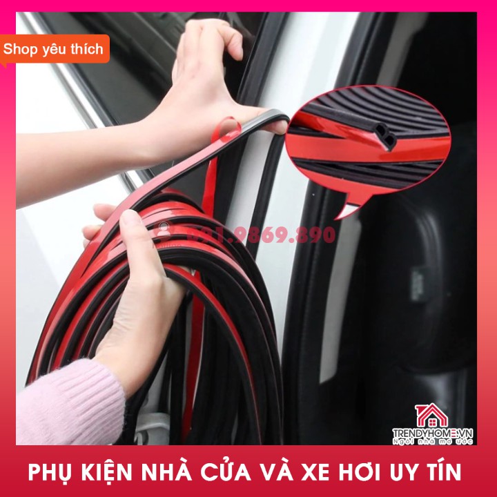 👌 Combo 10 mét gioăng chống ồn ô tô, ron cửa cao su nẹp cửa chống ồn chữ D, P, Z, B dán cửa, nắp cốp giá tốt