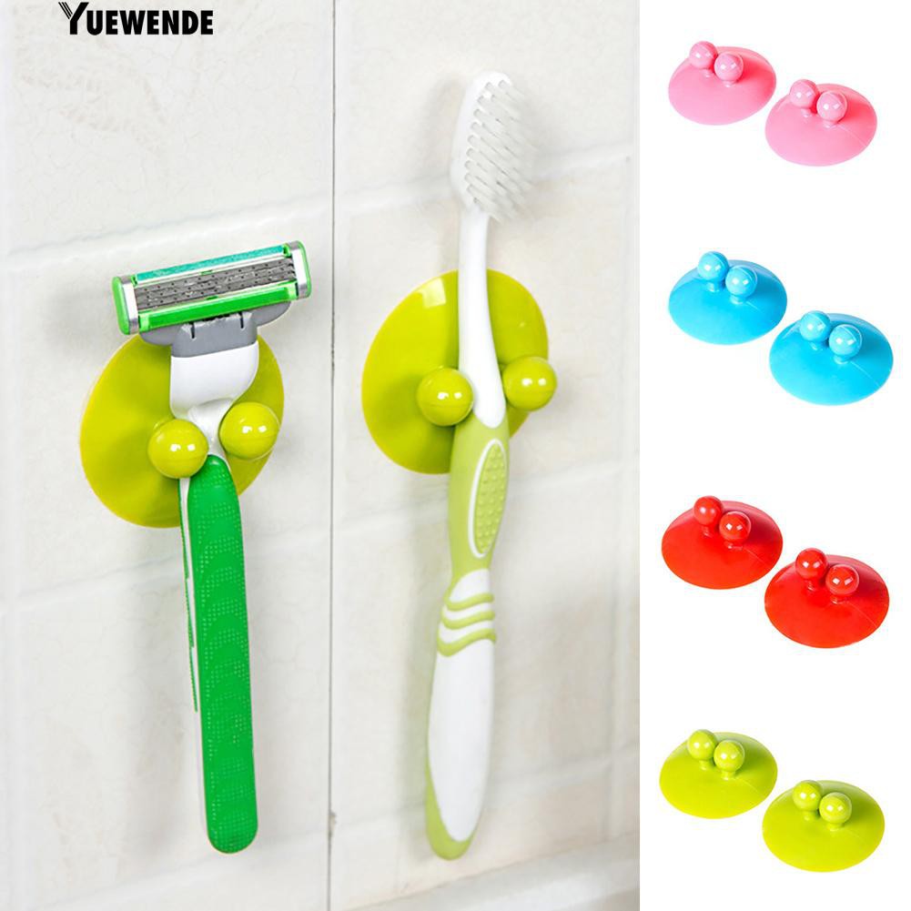 Bộ 2 móc treo đế hút gắn tường phòng tắm