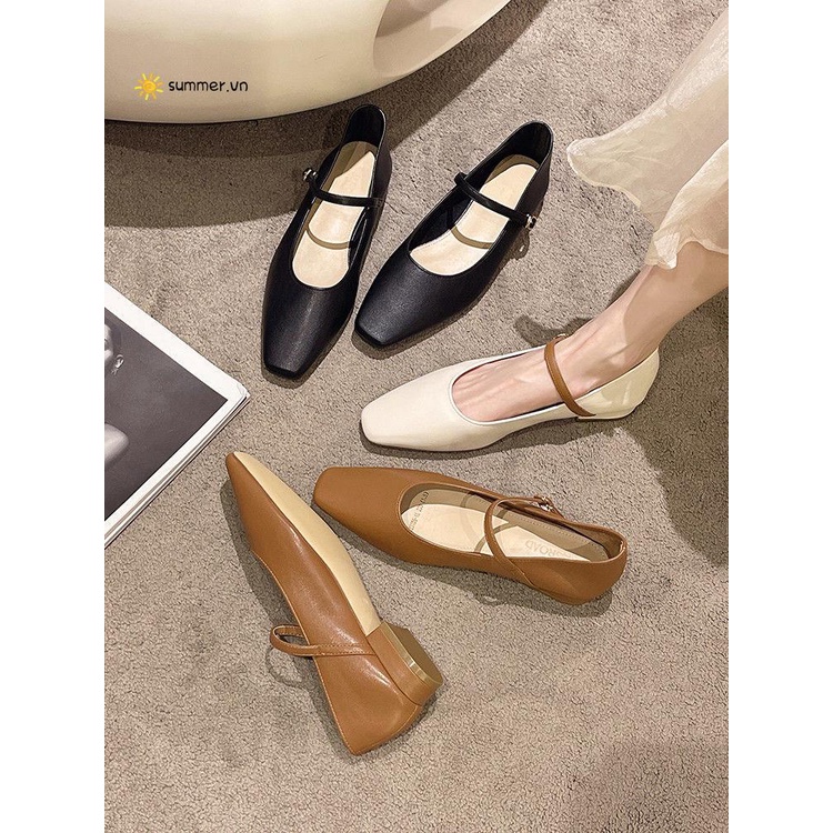 Giày Búp Bê Thiết Kế Mới Thời Trang Mùa Thu 2022 Dành Cho Nữ