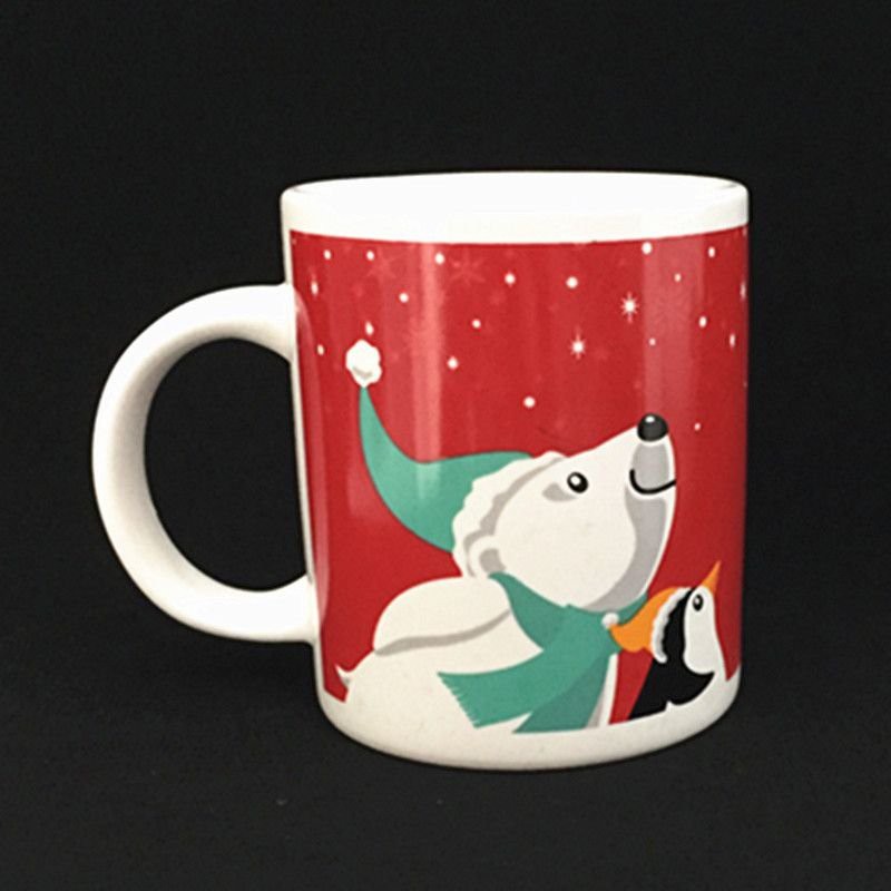 Cốc sứ cao cấp có quai cầm in hình giáng sinh yêu thương - Cốc quà tặng Noel