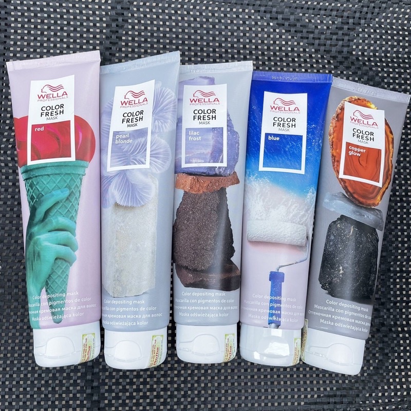 Mặt Nạ Dưỡng Bổ Sung Hạt Màu Wella Color Fresh Mask  tuýp 150ml