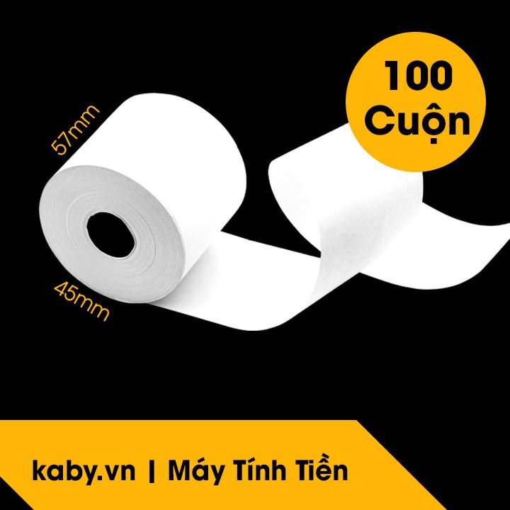 Giấy In Bill K57 K58 - Giấy In Hóa Đơn K57 K58 - Thùng 100 Cuộn