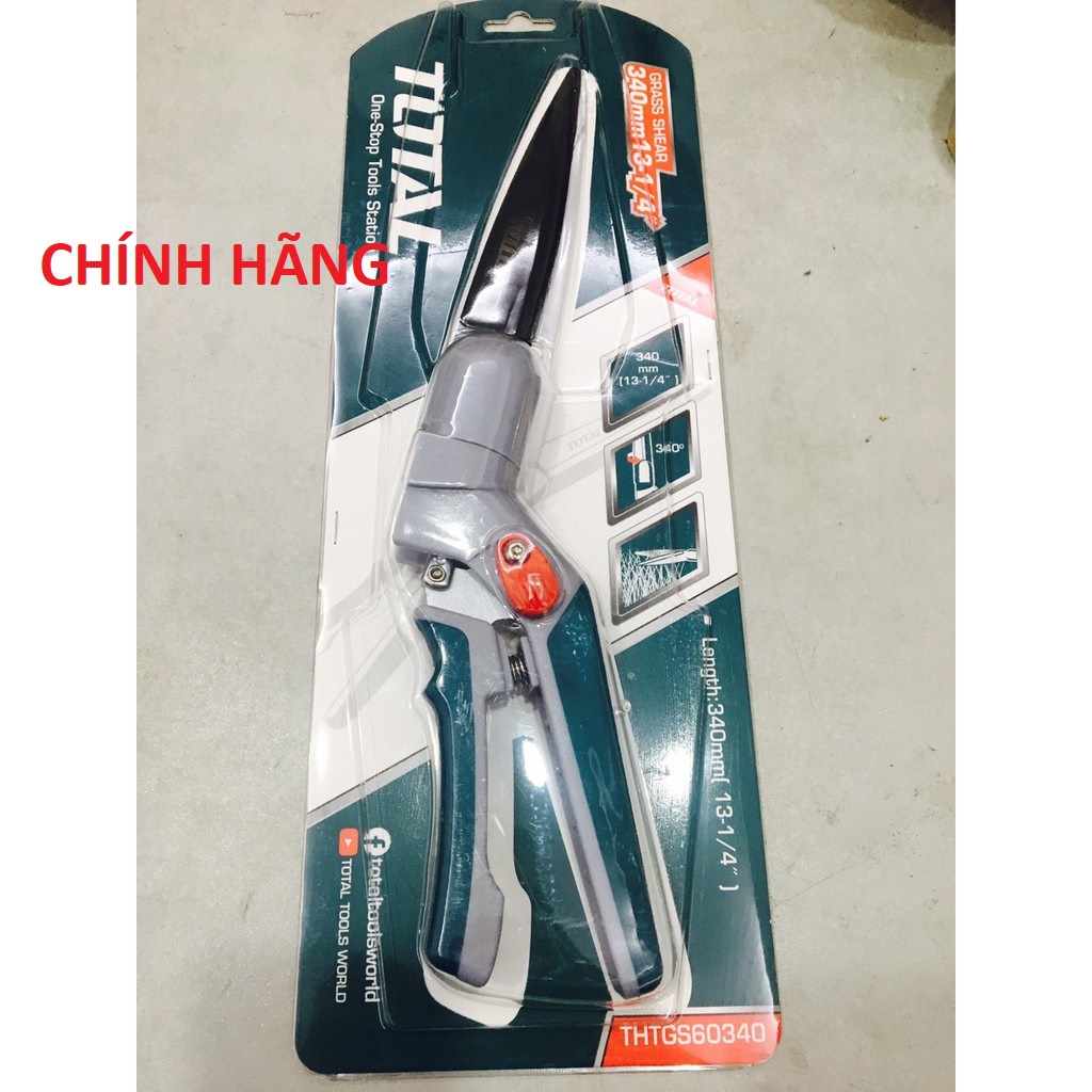 ĐỒ NGHỀ TOTAL Kéo cắt cỏ 340mm THTGS60340