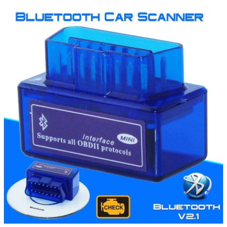 Thiết Bị máy mini Chẩn Đoán đọc Lỗi Xe Hơi ô tô đầu kiểm tra phân tích scan mã thông số Obd 2 Bluetooth Obd-Ii