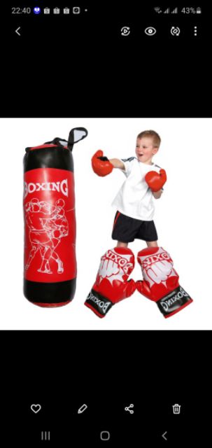 Bộ đồ chơi đấm bốc - boxing cho bé từ 6 tuổi