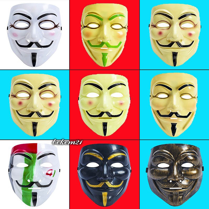 -MẶT NẠ HACKER  ANONYMOUS 2020 HÀNG ĐẸP LOẠI 1 DÙNG CHO LỄ HỘI HÓA TRANG HALLOWEEN,TRUNG THU