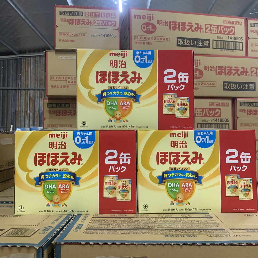 Sữa bột Meiji 800gr sữa lon Meiji số 0 và số 9 hàng Nhật nội địa mẫu mới - Keva