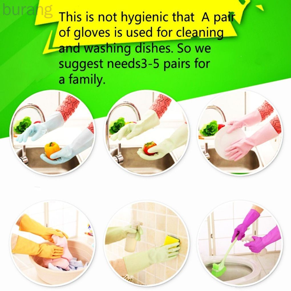 Găng Tay Cao Su Chống Thấm Nước Tiện Lợi