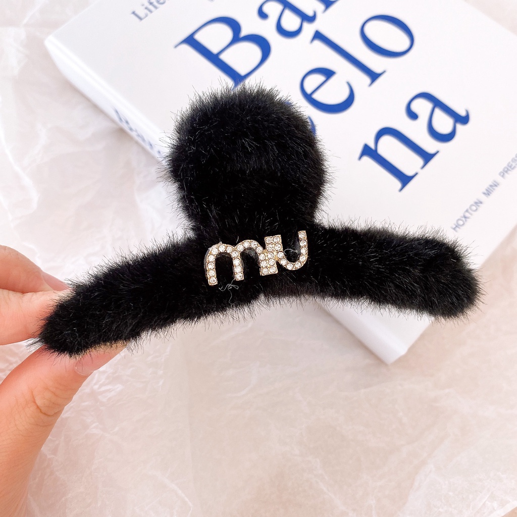 Kẹp TóC PhốI Lông HìNh Chữ T ThờI Trang Cho Nữ