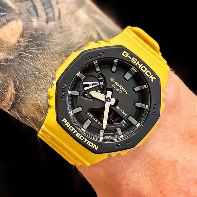 Đồng Hồ Nam Casio G-Shock GA-2110SU-9ADR Chính Hãng - Dây Nhựa | G-Shock GA-2110SU-9A Carbon Core