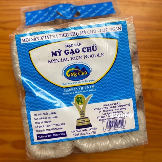 Đặc sản Mỳ Gạo Chũ