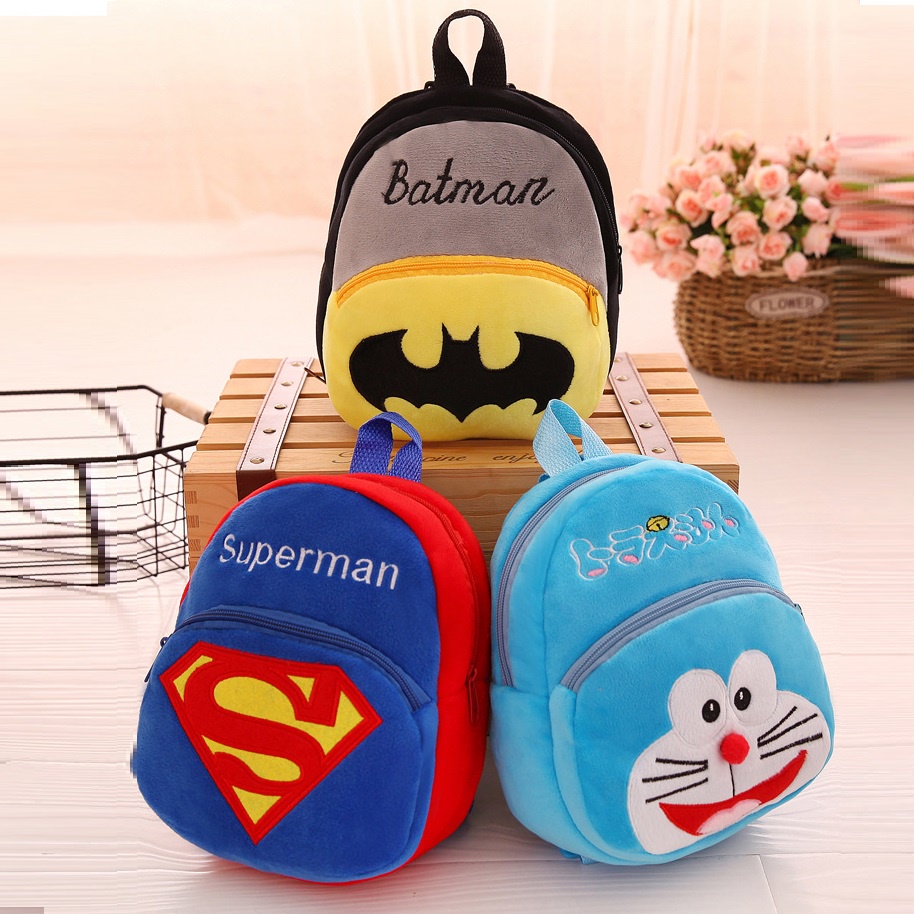 Balo Nhung Cho Bé Mầm Non Mẫu Giáo 2-4 Tuổi