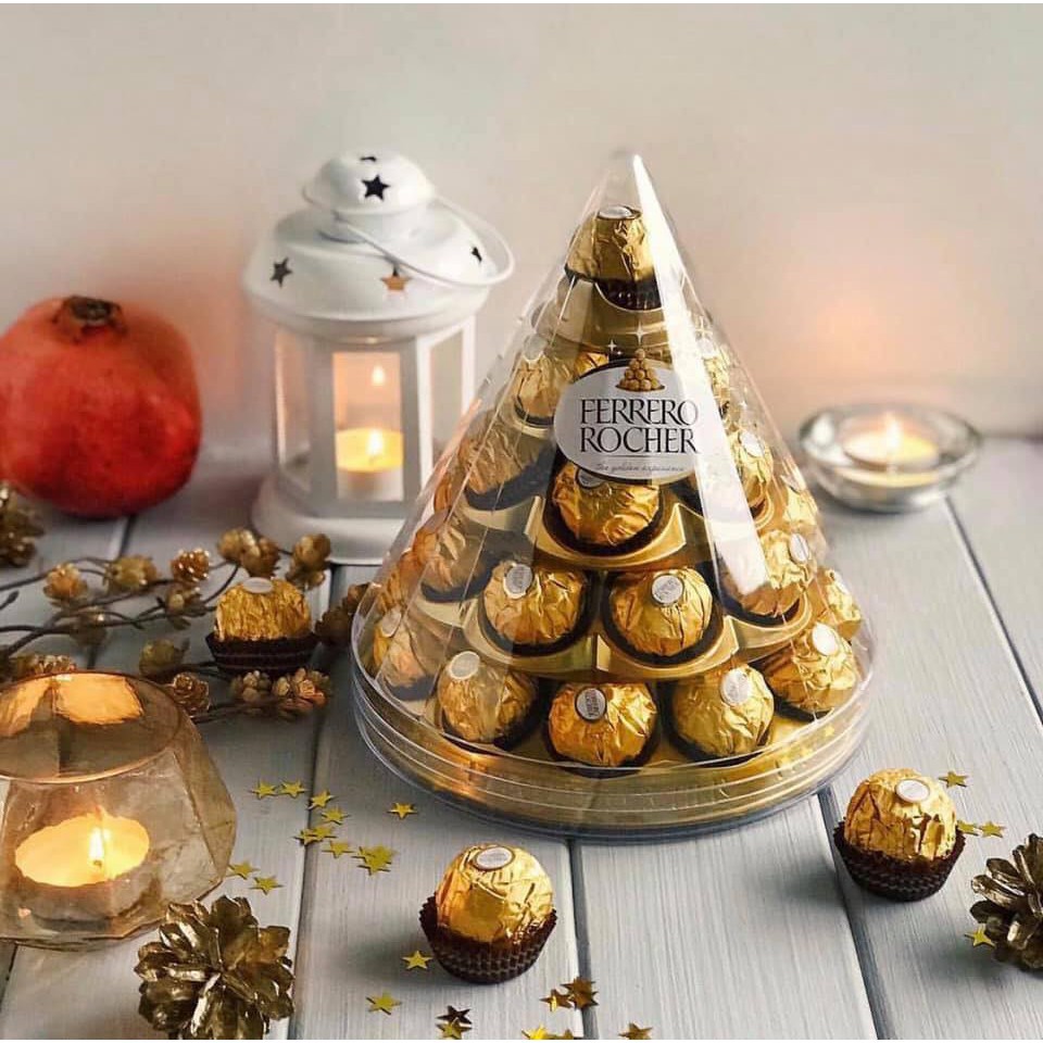 Socola Ferrero Rocher Ý hình tháp 350gr - mẫu mới 2024