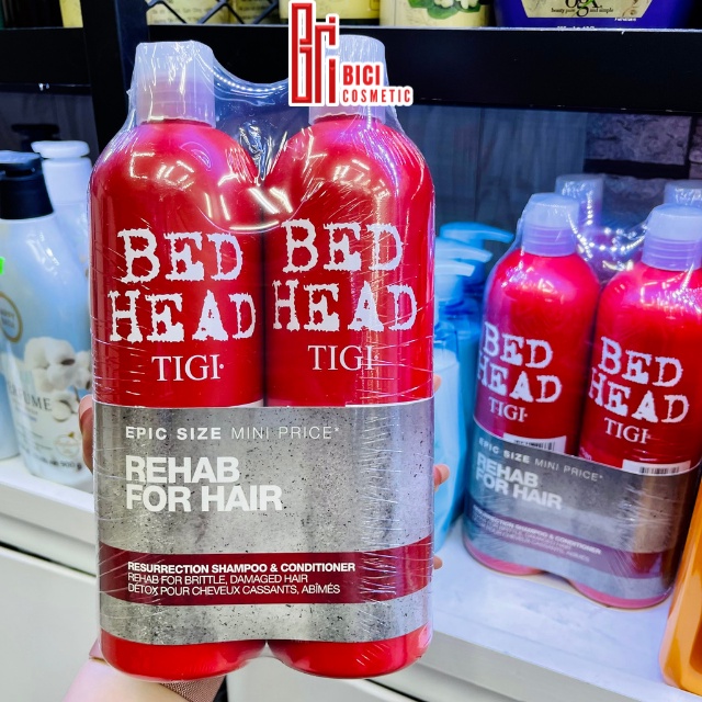 Bộ Gội-Xả Bed Head TIGI Đỏ Chăm Sóc Tóc Hư Tồn Chuyên Dùng Cho Spa - 750ml/chai
