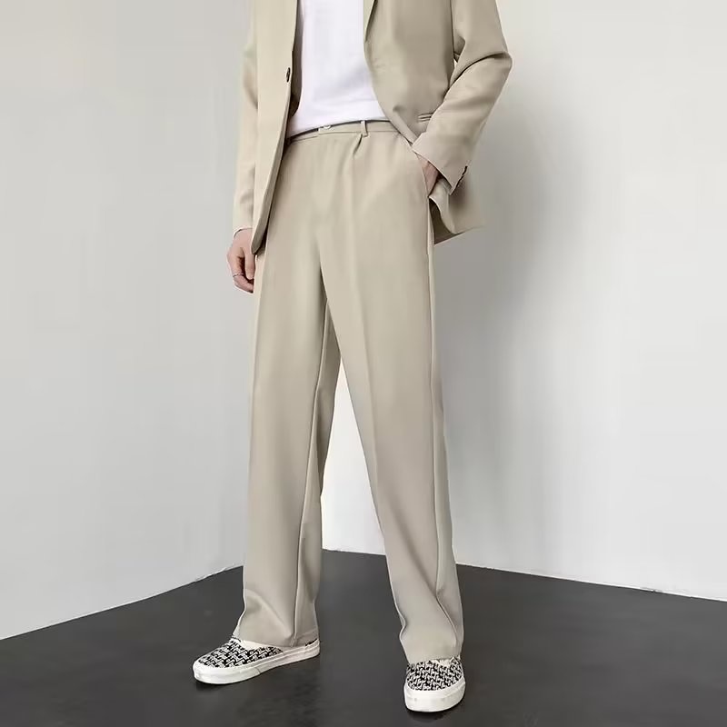 Phiên Bản Hàn Quốc ​Quần Dài Dáng Rộng Thiết Kế Hợp Thời Trang (Size M-3XL)