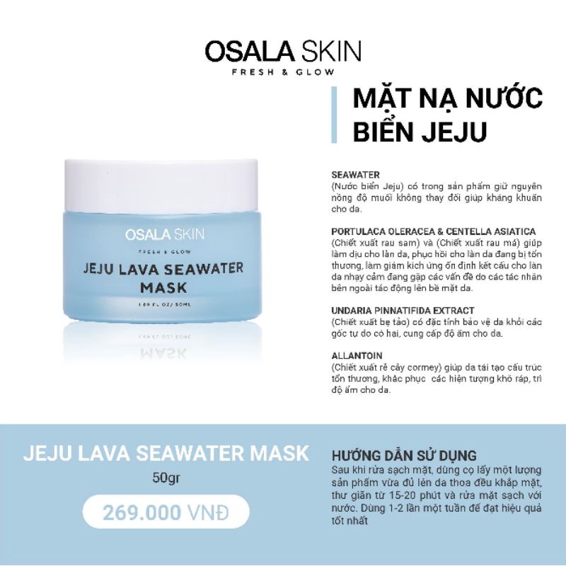 Mặt Nạ Osala Skin Tặng Cọ Cao Cấp