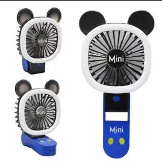 Quạt MICKEY & MICE cầm tay có đèn