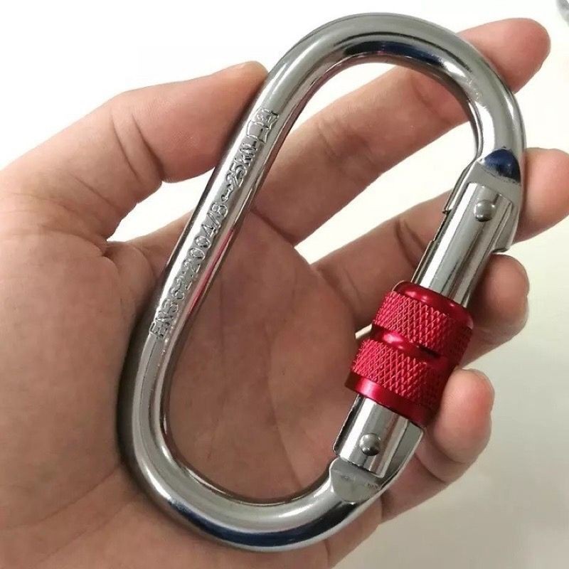 Móc treo khóa chữ d đa năng Sportslink carabiner dùng treo võng yoga - đi leo núi