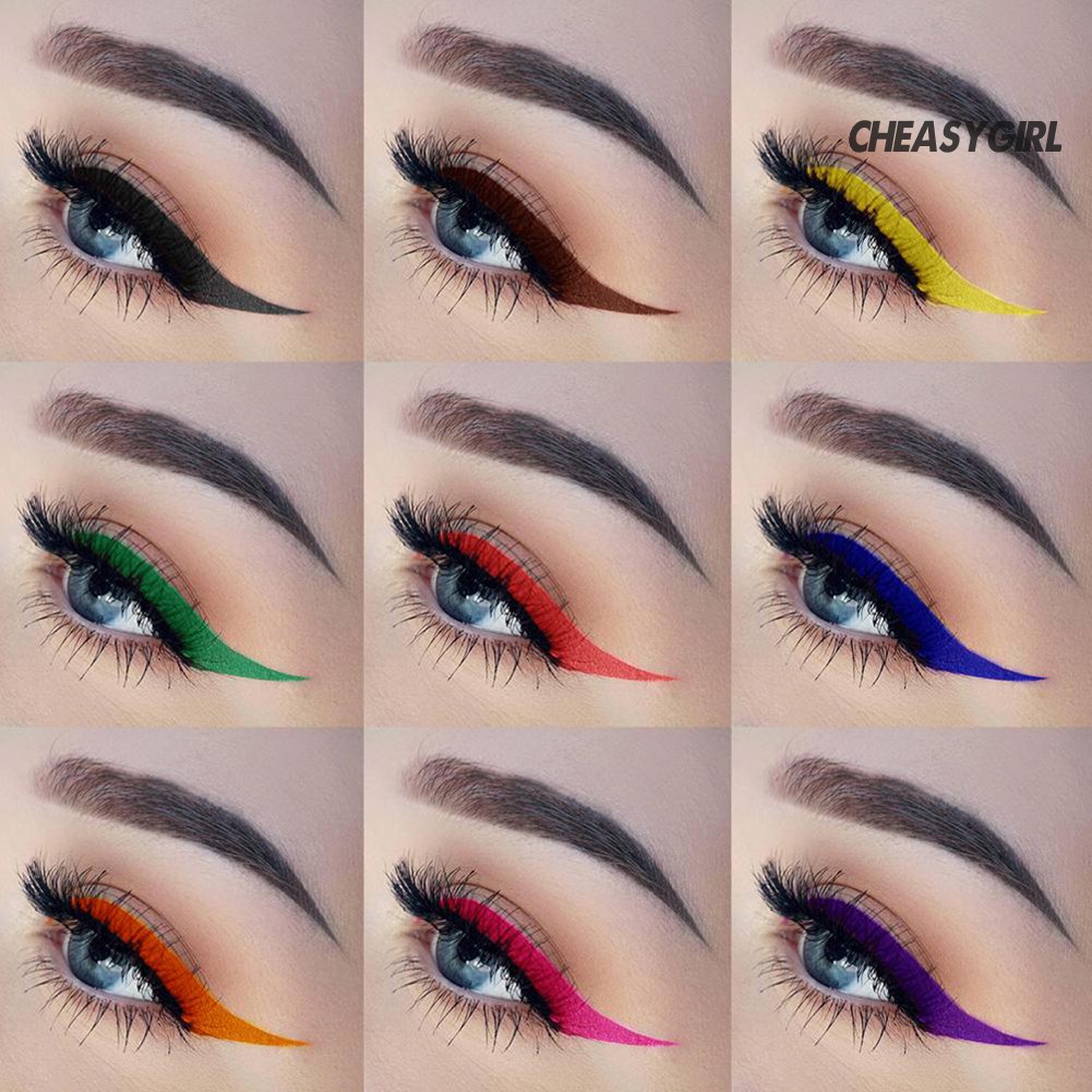 [Hàng mới về] Bút kẻ mắt nước kháng nước không nhòe nhanh khô 12 màu lựa chọn QIBEST | BigBuy360 - bigbuy360.vn