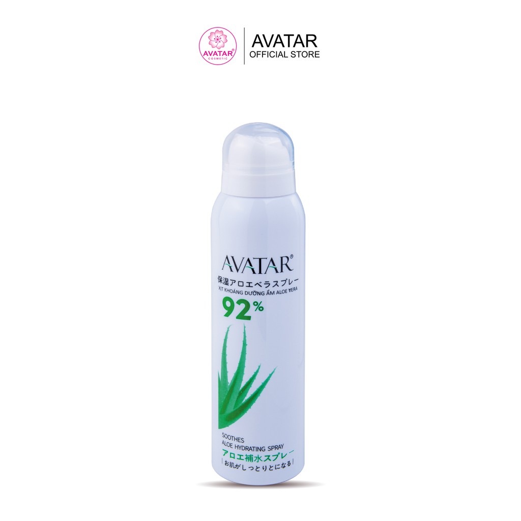 Xịt khoáng lô hội dưỡng da ẩm mượt mịn màng chính hãng AVATAR 150ml