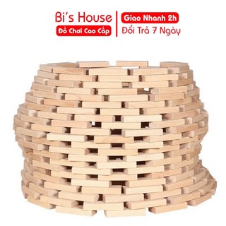 [G07]  1kg thanh xếp hình -rút gỗ - thanh domino cho bé thoả sức sáng tạo S020