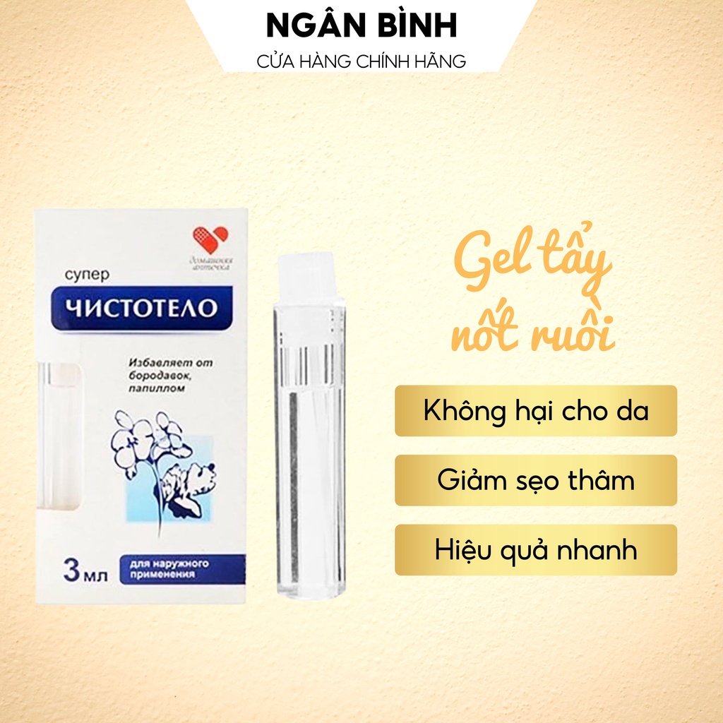 tẩy nốt ruồi, mụn cóc, mụn thịt, sẹo lồi – Nga tẩy nốt ruồi không đau