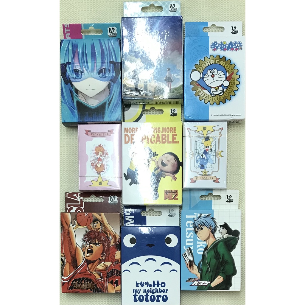 OtakuTPstore Playing card bài Tây anime Jujutsu Kaisen Attack on Titan Kimetsu no Yaiba