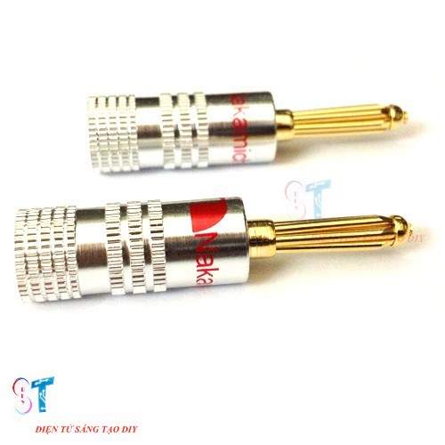 1 CẶP JACK BẮP CHUỐI NAKAMICHI 4MM