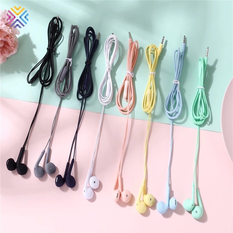 Tai nghe nhét tai có dây U19 HIFI 3.5mm U28 màu sắc ngọt ngào cho điện thoại/JP7