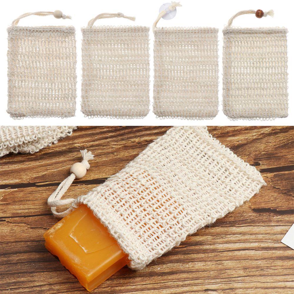 DIACHAVN Túi Lưới Xốp Đựng Xà Phòng Tẩy Tế Bào Chết Tiện Dụng