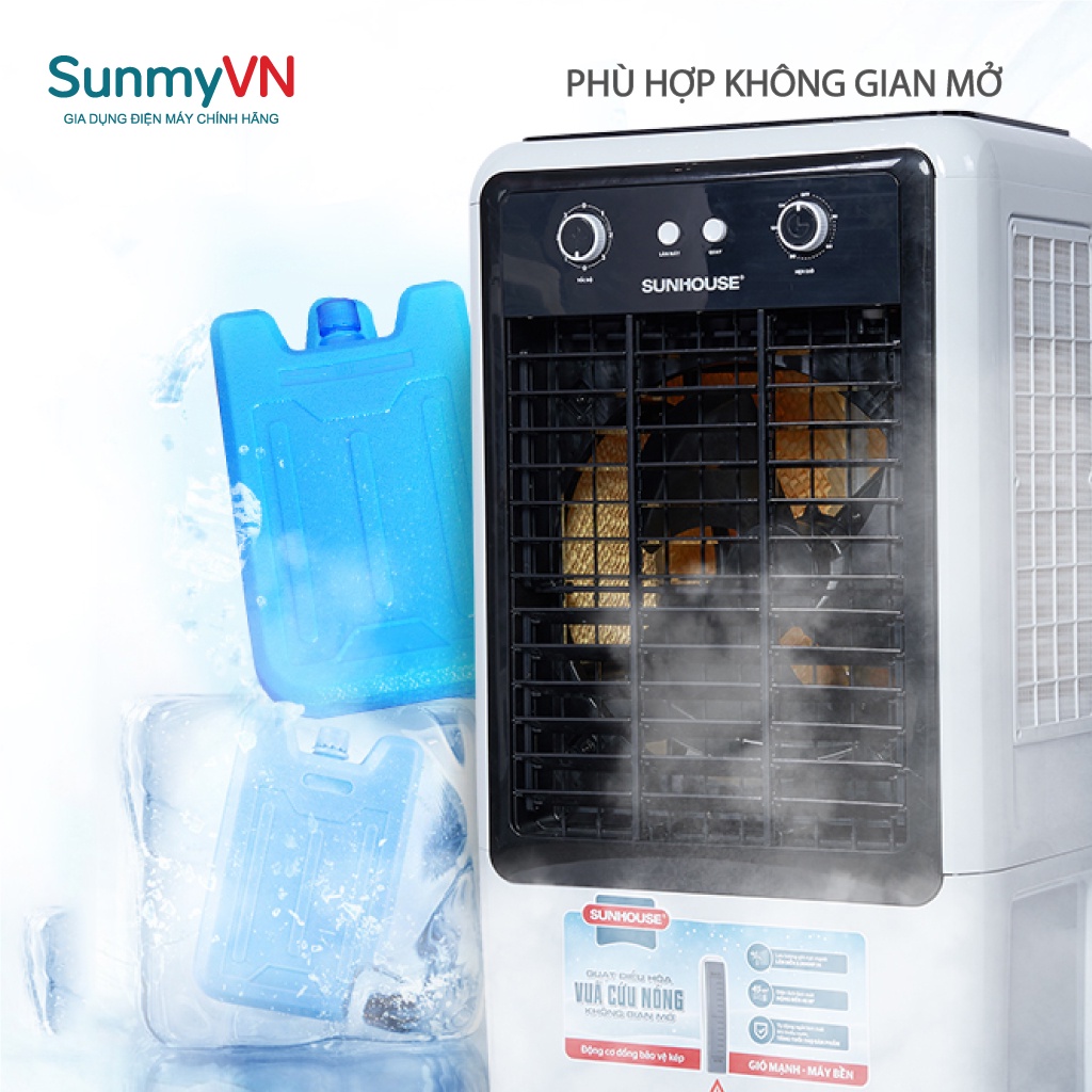 Quạt điều hoà SUNHOUSE SHD7750 Dung Tích 40 Lít